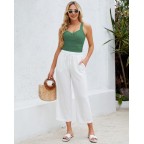 Women's Army Green Two-Piece Swimsuit