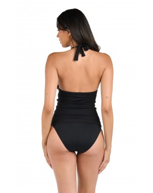 Women's Black Strapless Bikini Top