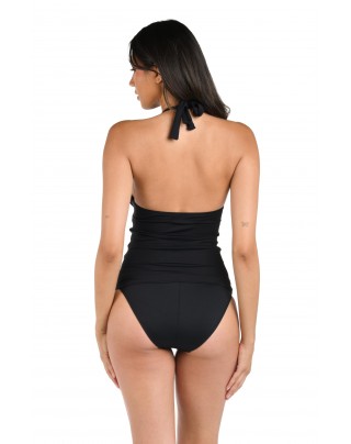 Women's Black Strapless Bikini Top