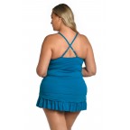 Women's High Neck Keyhole Two-Piece Swimsuit
