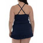 Women's High Neck Keyhole Two-Piece Swimsuit