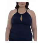 Women's High Neck Keyhole Two-Piece Swimsuit