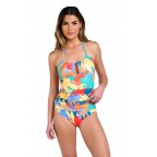 Women's Keyhole Strap Two-Piece Swimsuit Top