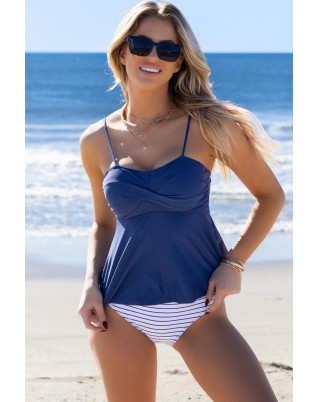 Women's Twist Front Floral Print Swimsuit